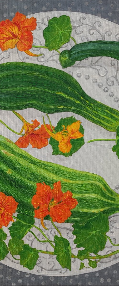 Blooming courgetti by Natalie Levkovska