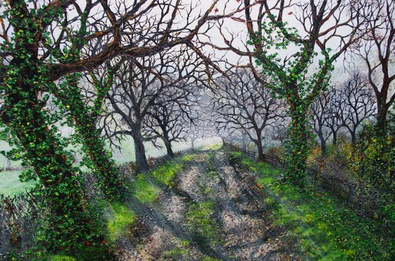 Misty February Morning  150cm x 100cm