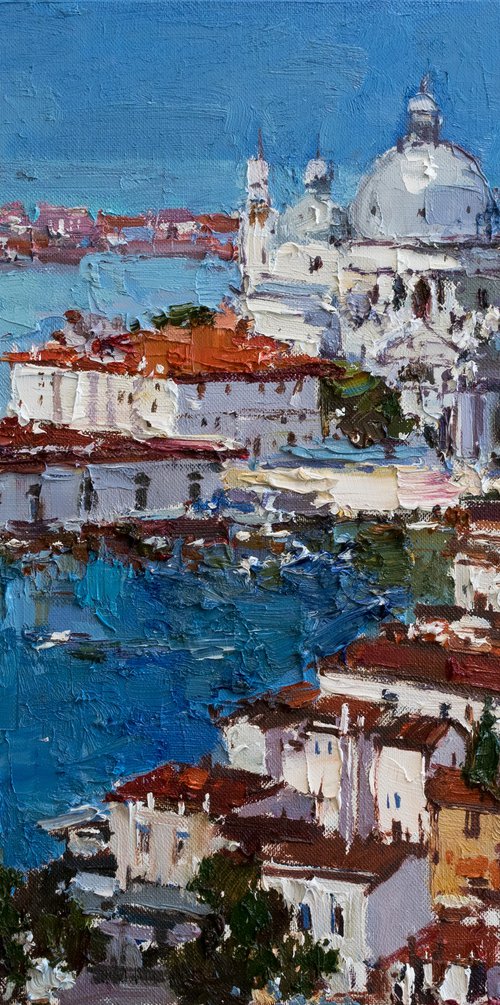 Venice Italy - Original Oil Painting by Anastasiia Valiulina