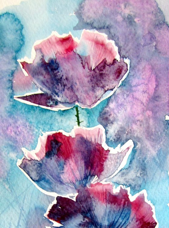 Purple flowers