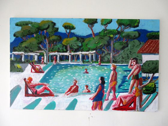 Pool scene
