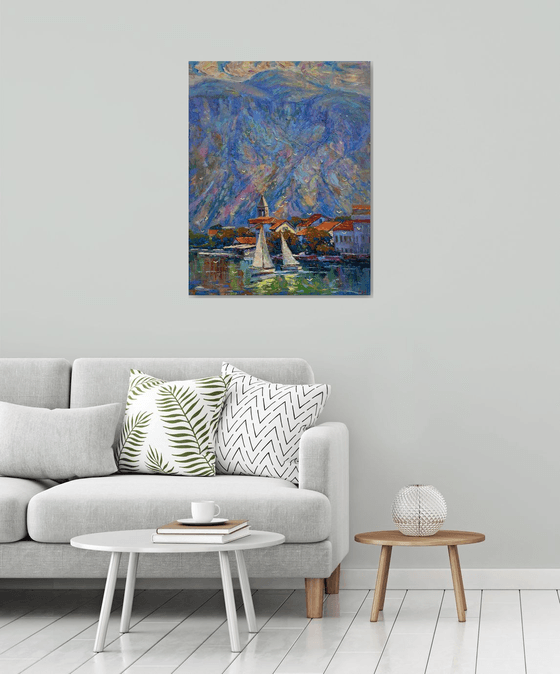 "Evening in the mountains"