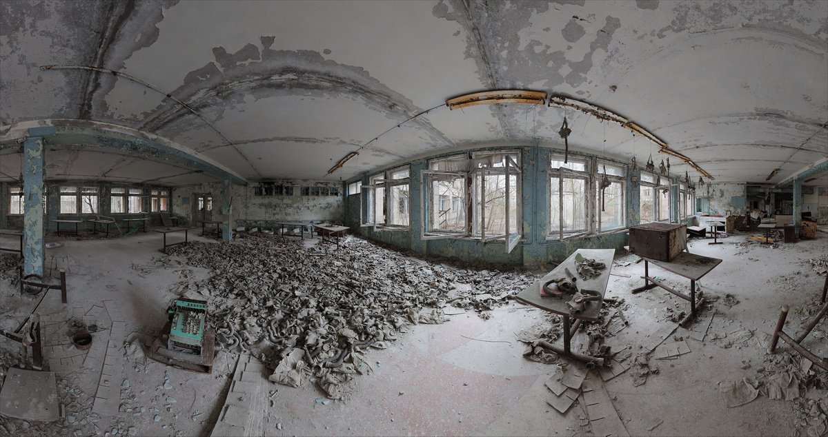 #81. Pripyat Gasmask Room 1 - XL size by Stanislav Vederskyi