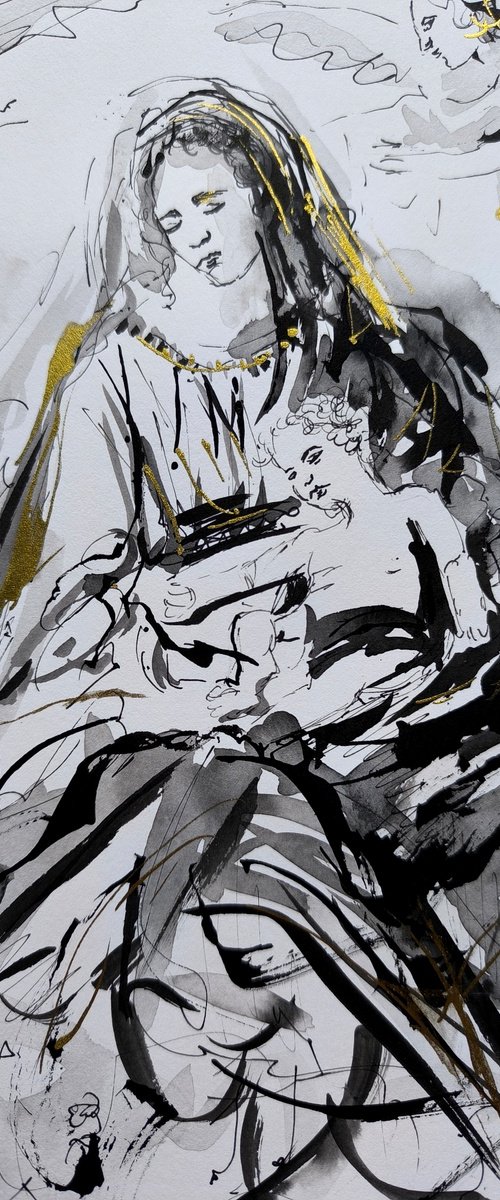 Madonna and Child by Antigoni Tziora