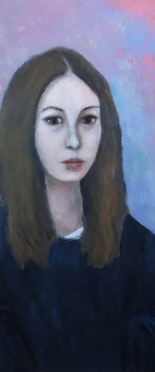 Girl portrait by Massimiliano Ligabue