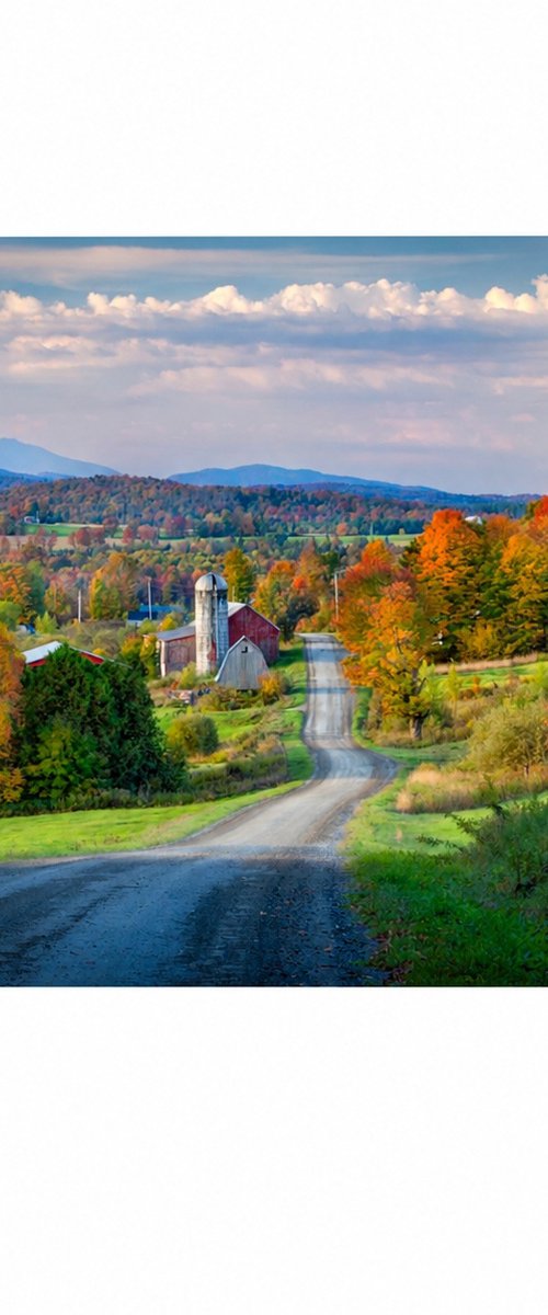 October Light, Fleury Maple Hill Farm by Francois de Melogue