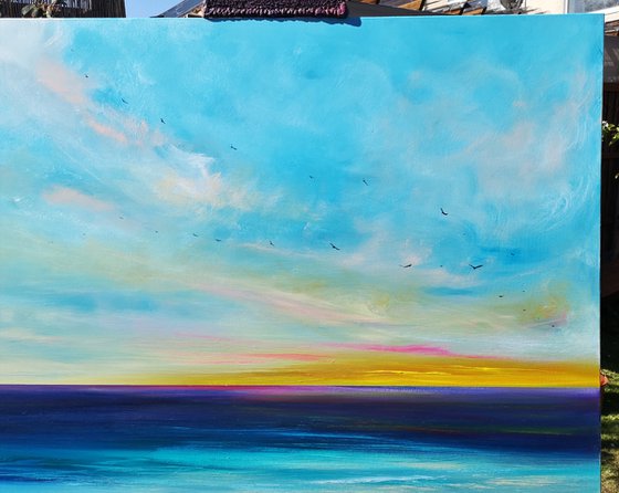 Call It Dreaming - Cornish Seascape, Art, Skyscape