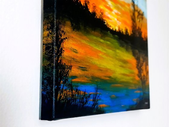 Sunset in the country