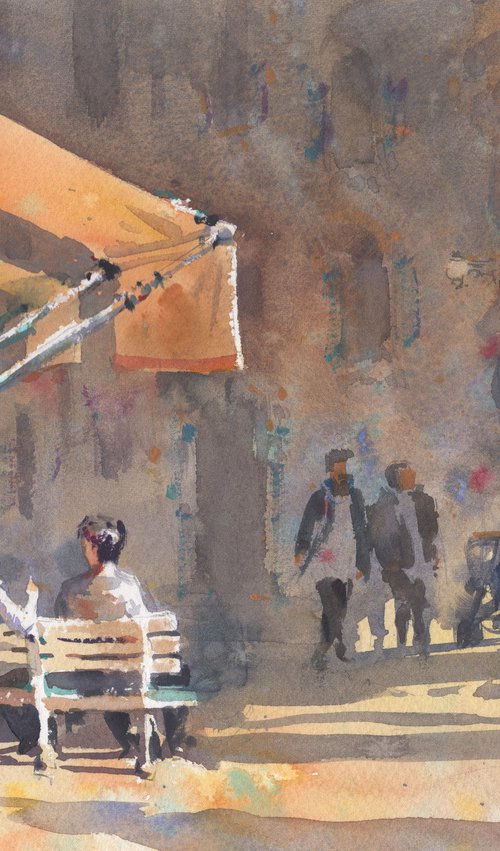 Italian street by Samira Yanushkova