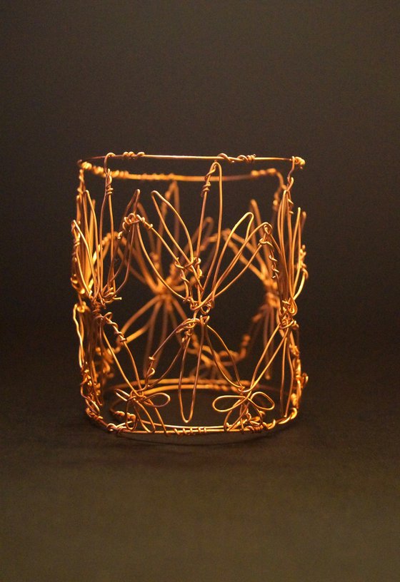 Jack Daniels Wire Sculpture