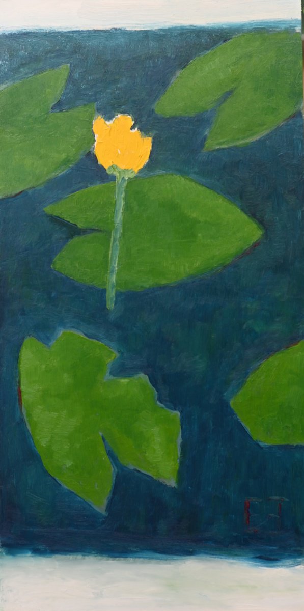 Impressionistic Botanical Oil Painting By Elena Zapassky, 0 X 0, Kanazawa Garden, Original Artwork