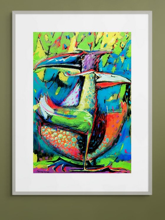 Abstract Birdies. Flight Plan