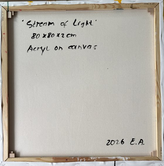 Stream of Light 80x80х2 cm