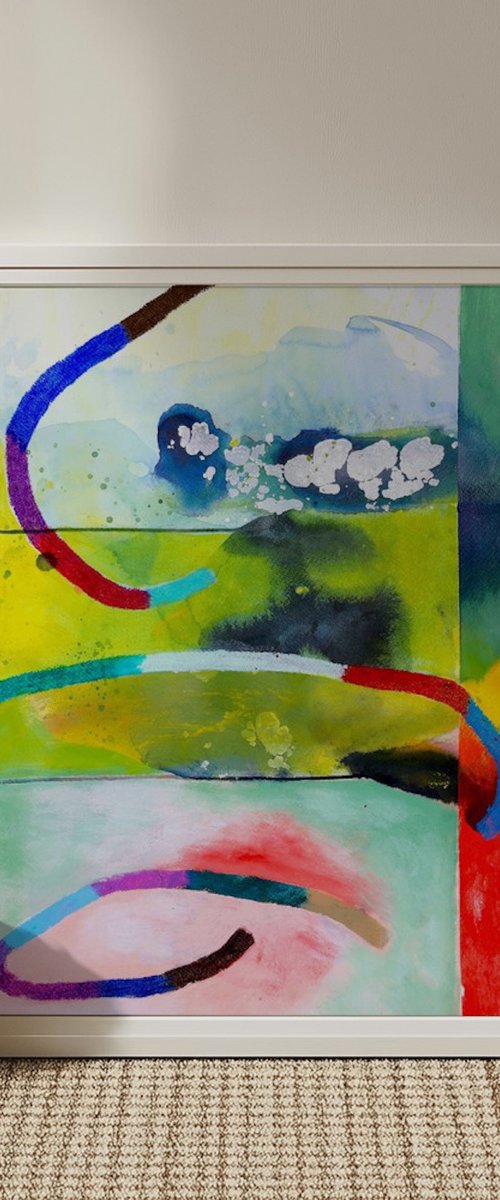 Trying not to disappear by Poovi Art