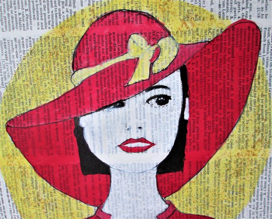 Lady in Red Hat