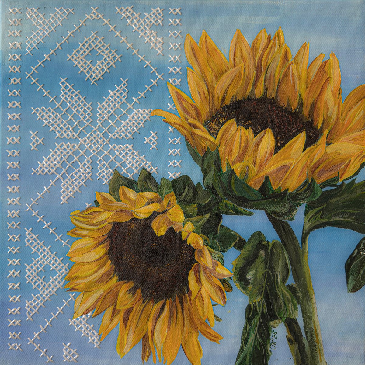Threads Of Summer By Irina Kurganskaya, 16 X 16, Artwork For Sale On Artfinder