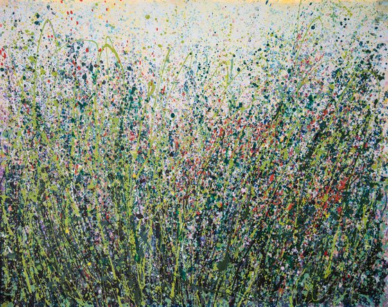 Pollock Style Abstract Art