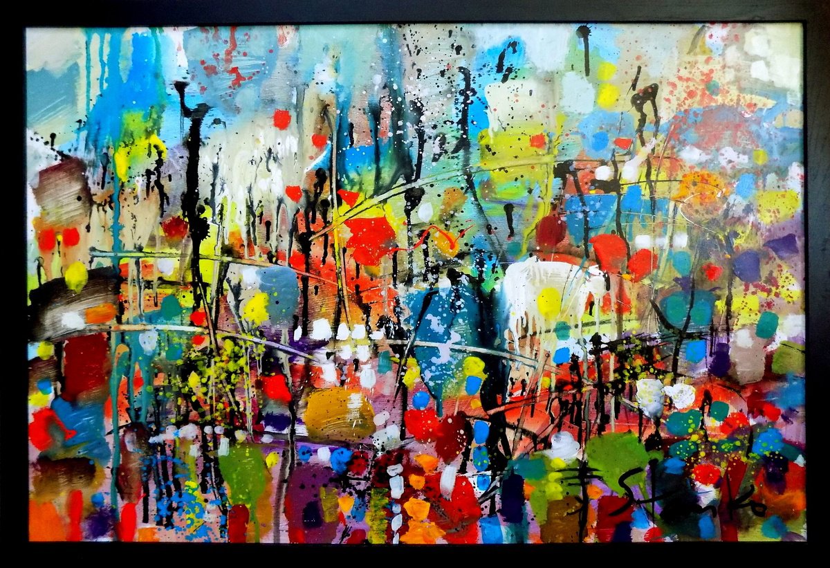  Just Rainy-Xciii By Stanislav Bojankov, 37 X 26, Artwork For Sale On Artfinder