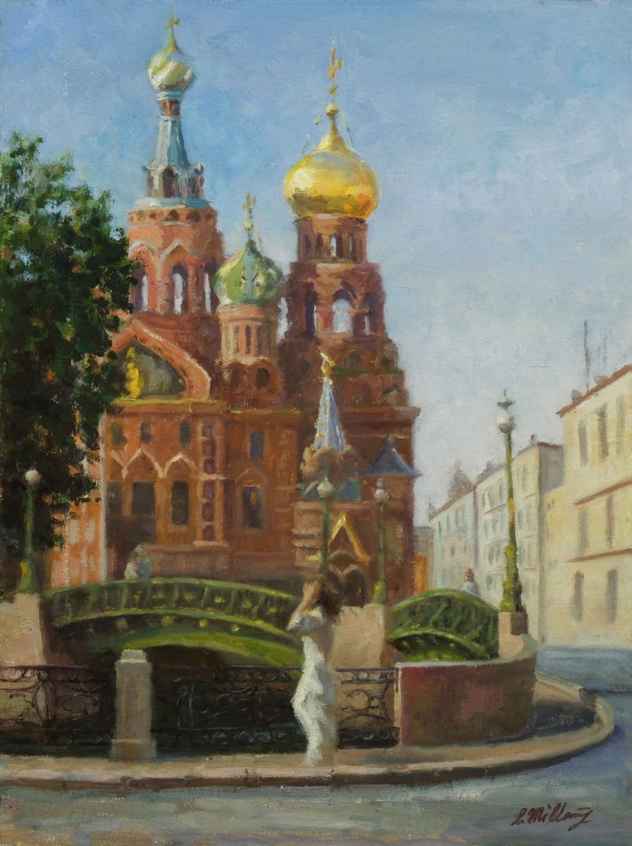 Church On Spilled Blood By Irina Kirienko-Milton, 12 X 16, Artwork For Sale On Artfinder