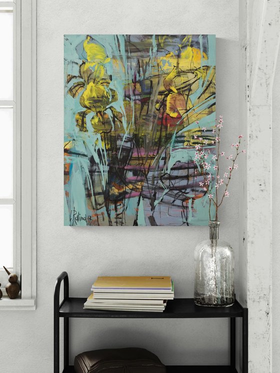 Mysteries of evening irises