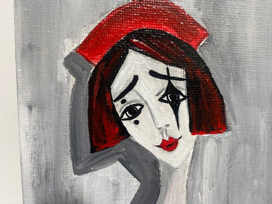 Mime girl miniature