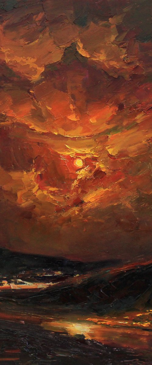 Warm night by Alisa Onipchenko-Cherniakovska