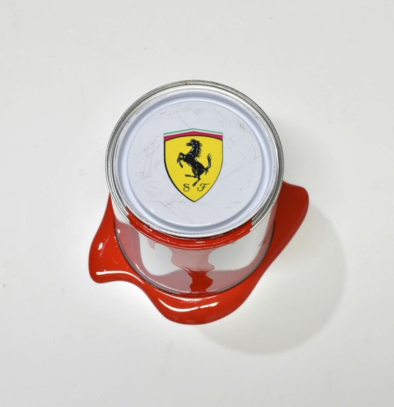 Champions' painting "Ferrari"