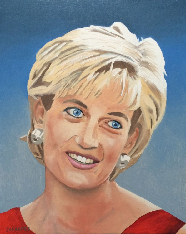 Princess Diana Famous People Portrait Painting Artfinder