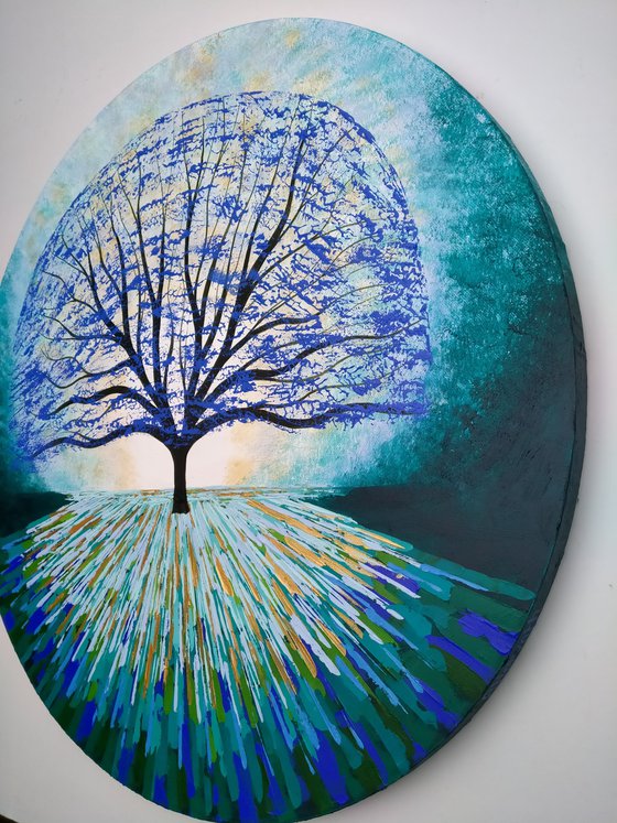 Shimmering Tree of Light