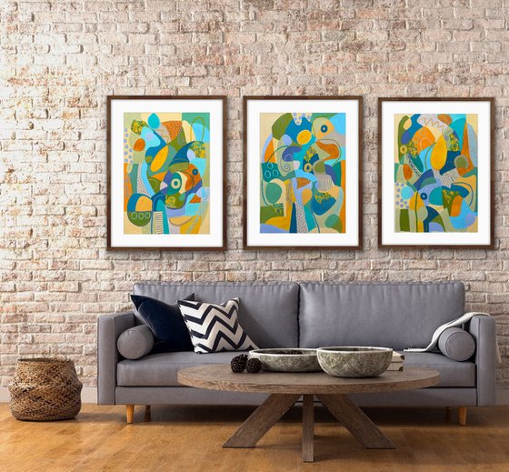 A Summer Day (Triptych)