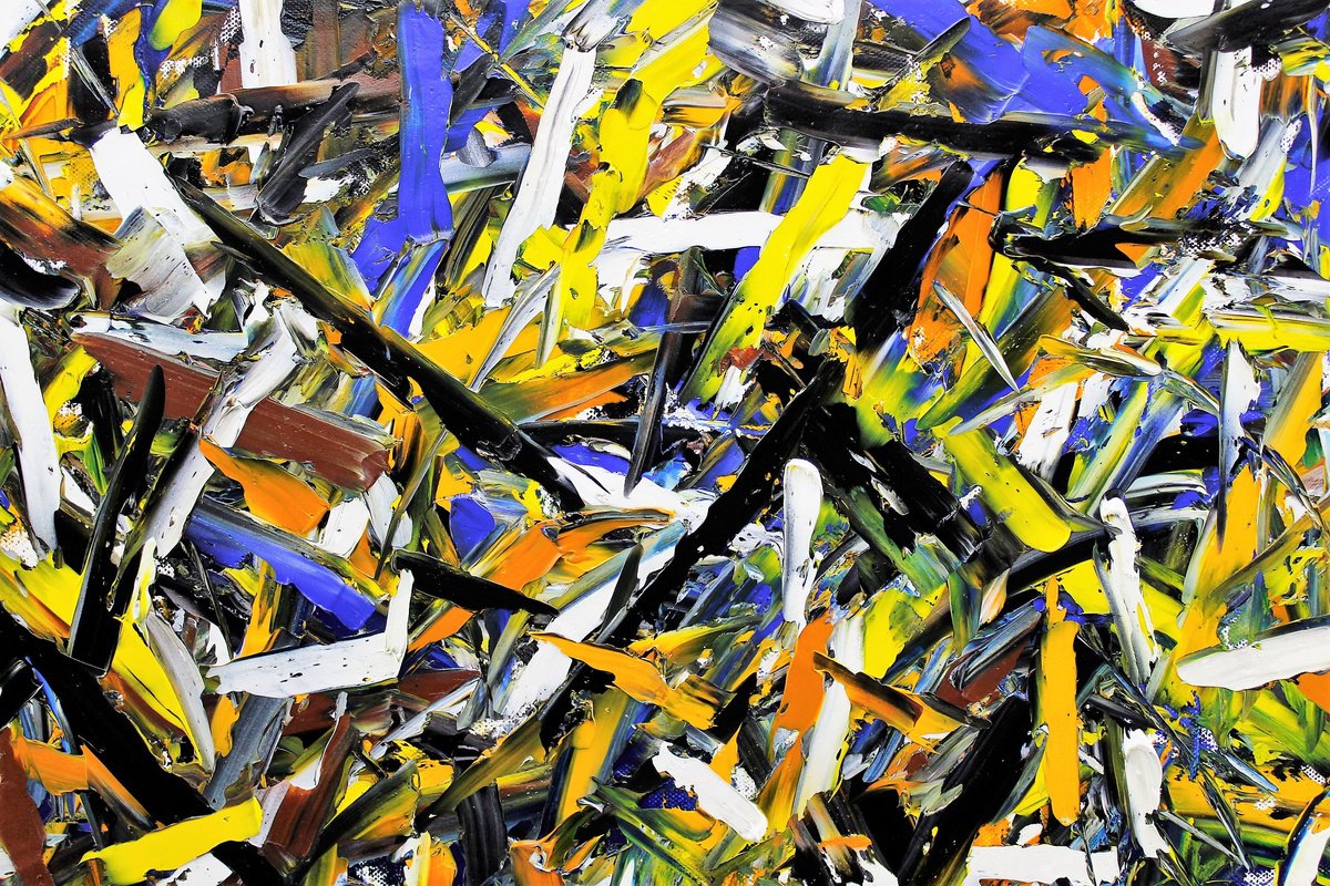 Abstract Oil Painting By Alessandro Butera, 28 X 20, Miles Davis, Original Artwork