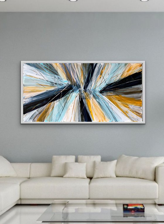 Lightness of blue and ochre