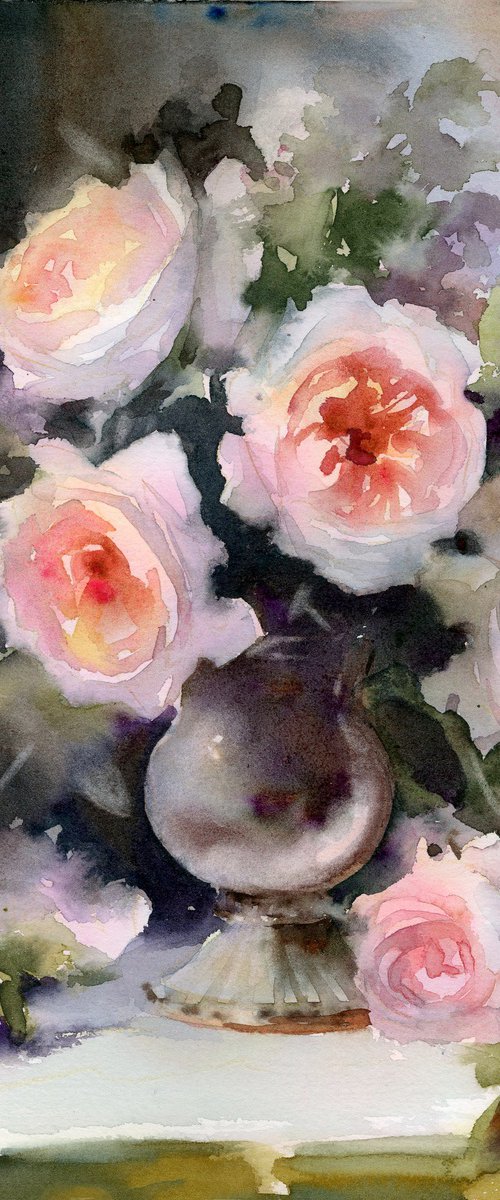 Bouquet of David Austin roses by Yulia Evsyukova