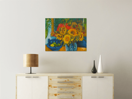 Sunflowers still life