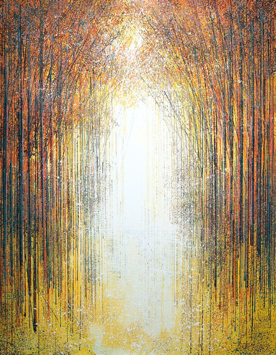 Autumn Trees By The Lake