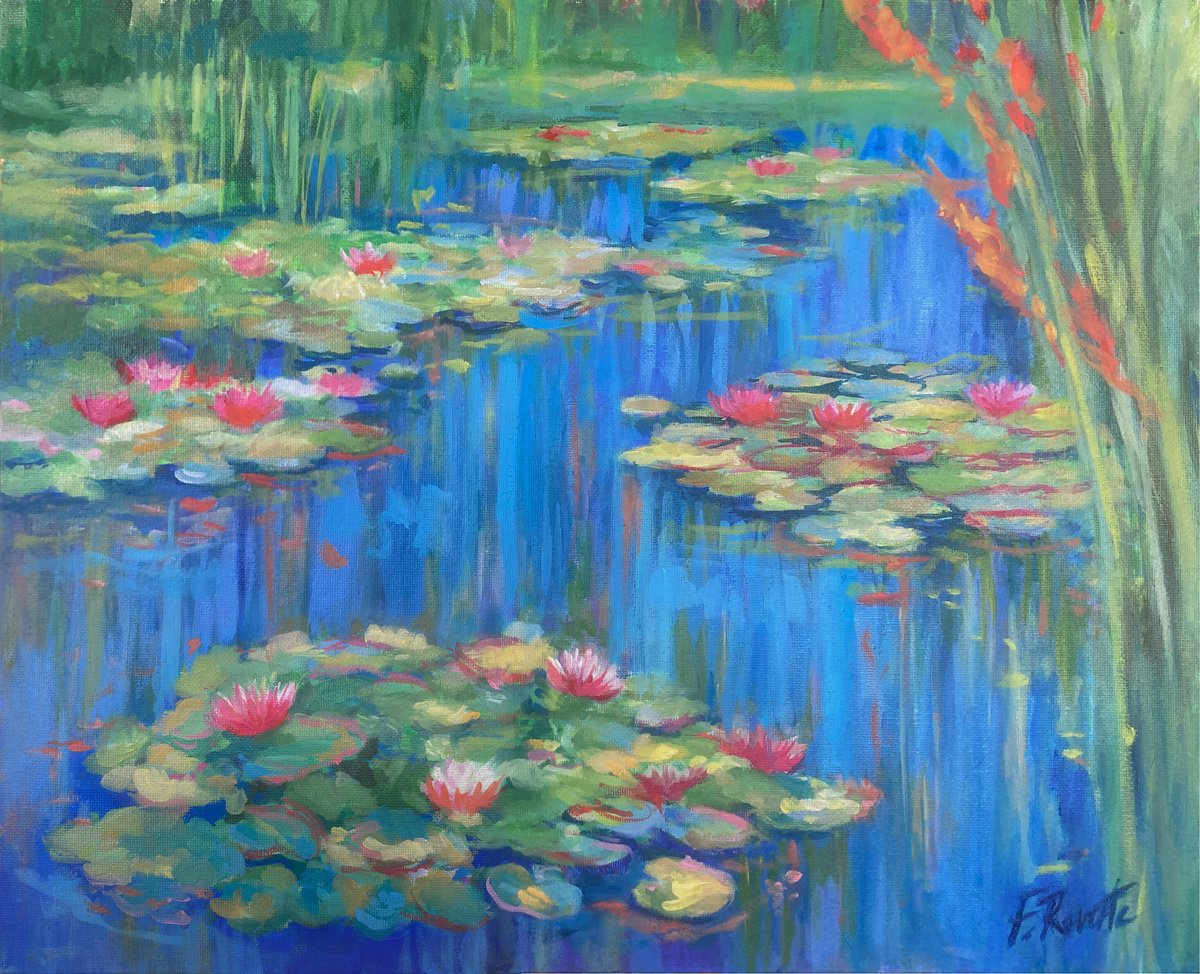 Nympheas - Water Lilies by Frederic Reverte