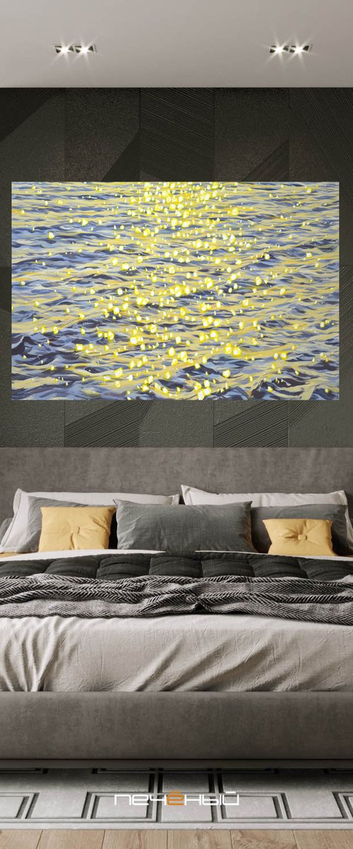 Glare on the water 9. by Iryna Kastsova