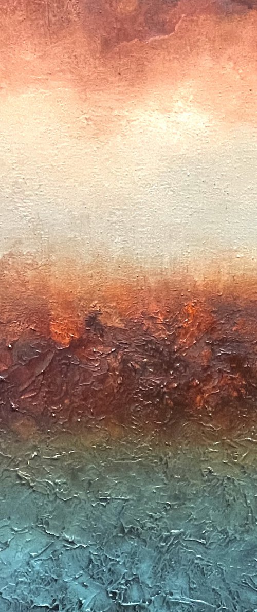 Tipsy - Abstract artwork - 70cm x70cm by Jonesy