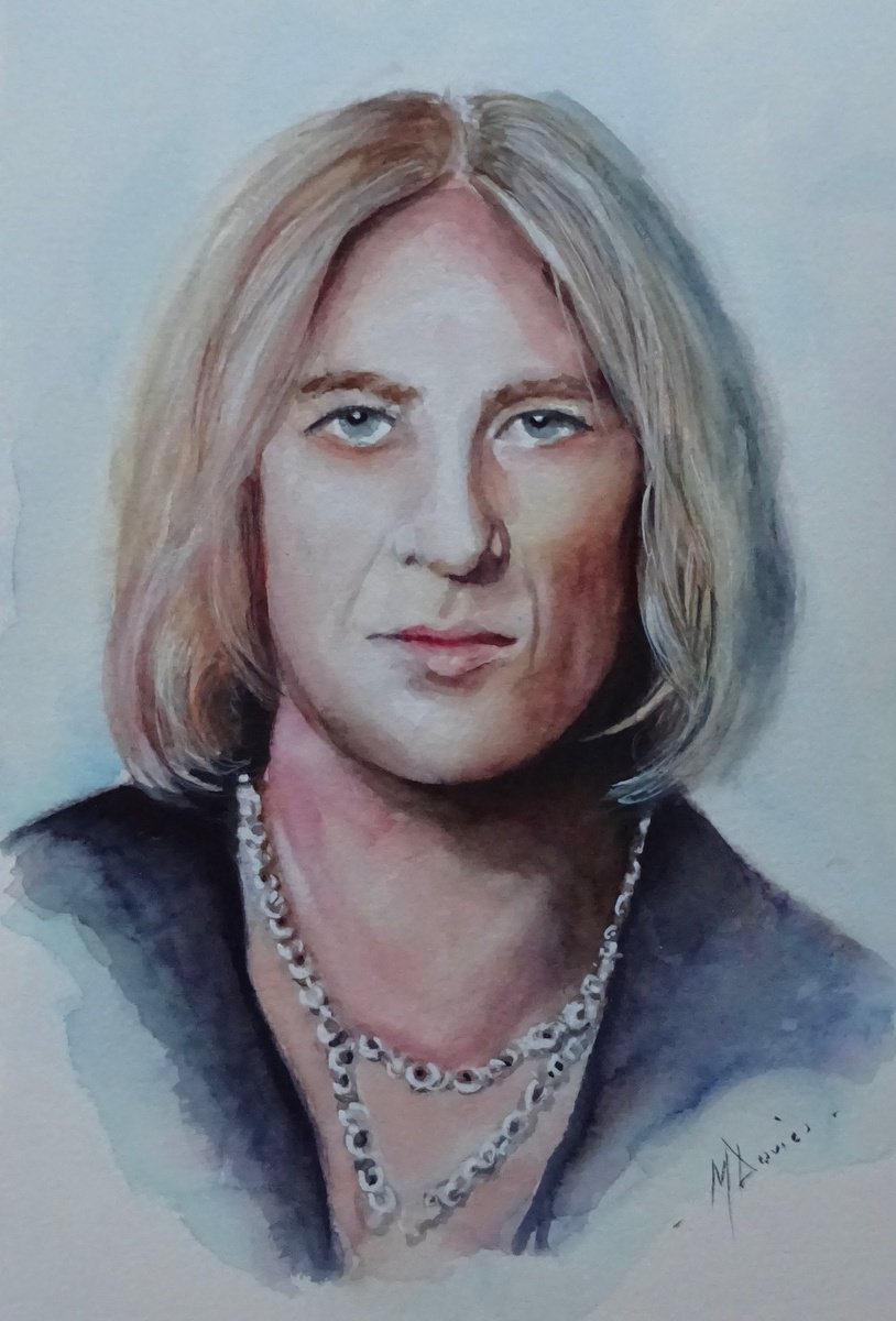 Joe Elliott by Mel Davies Original Art