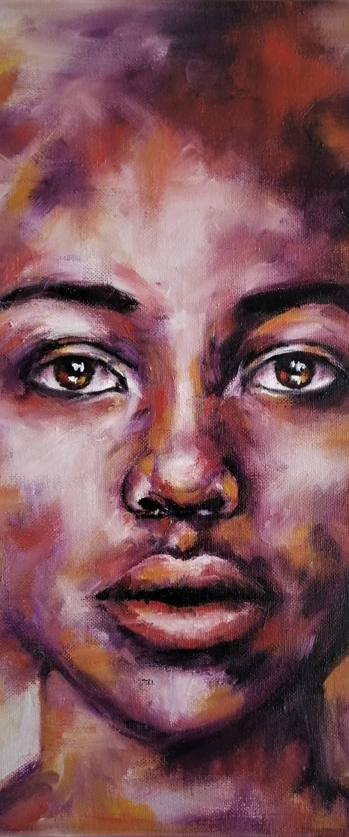 Shadow face by Mateja Marinko
