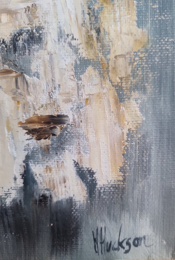 White Drift - Oil on canvas