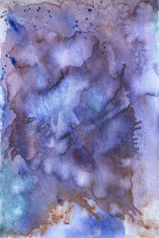 Abstract Red Purple Clouds