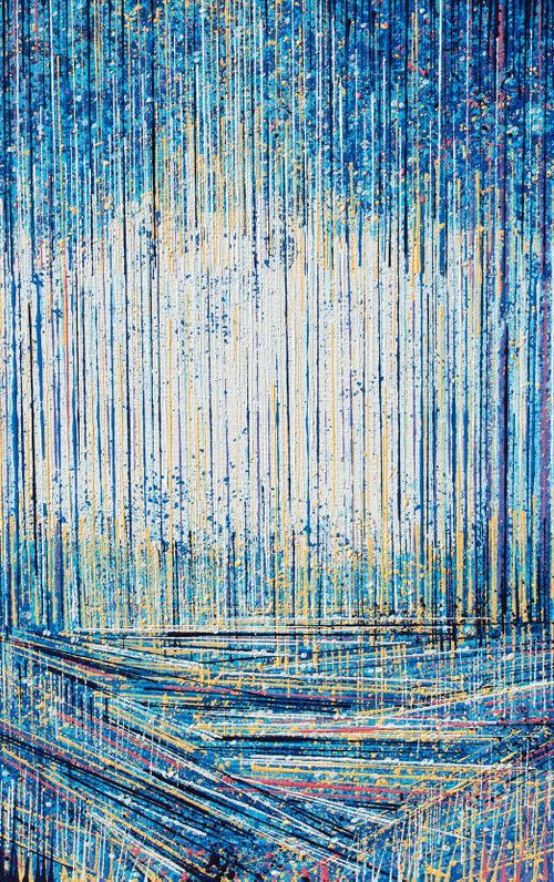 Blue Light Through Trees by Marc Todd