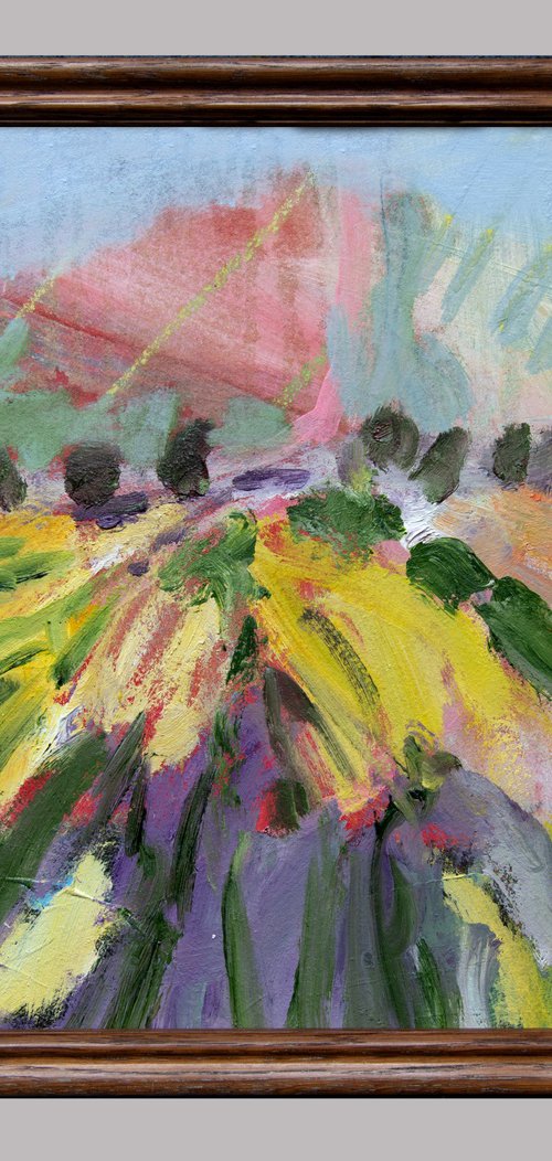 Lavender Landscape by Elizabeth Anne Fox