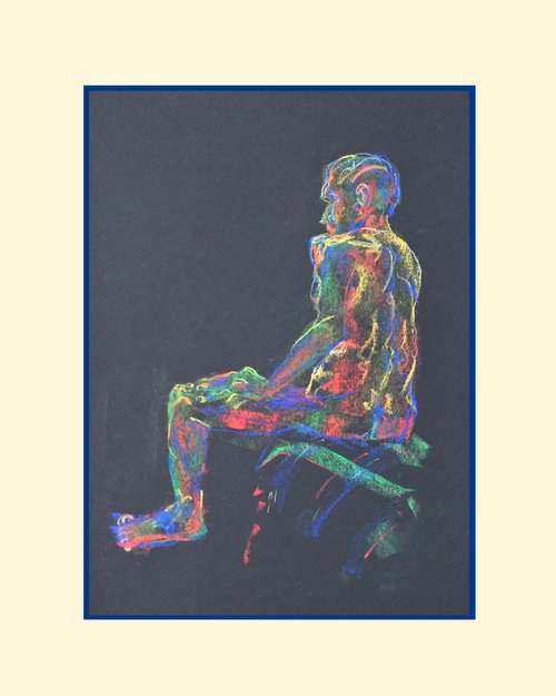 Tartan Time - Male Nude by Kathryn Sassall