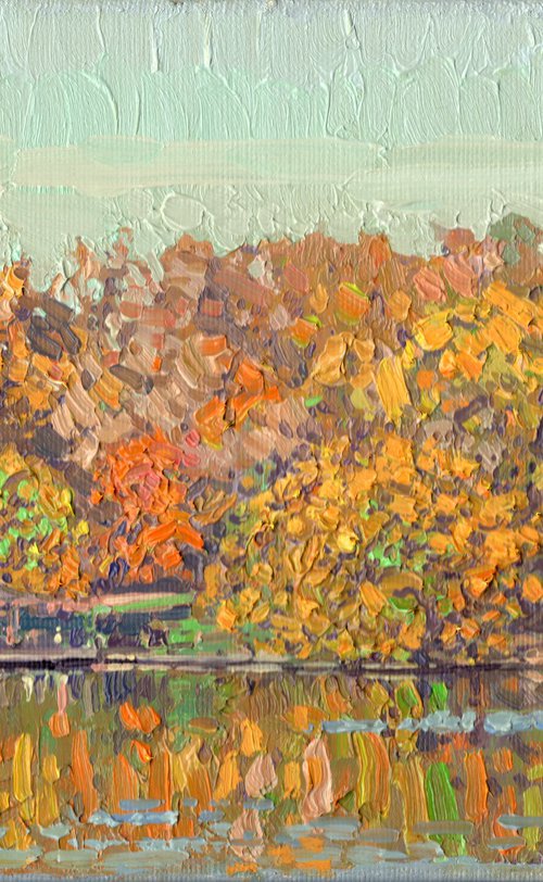 Pond at the Sukhanovo estate by Simon Kozhin