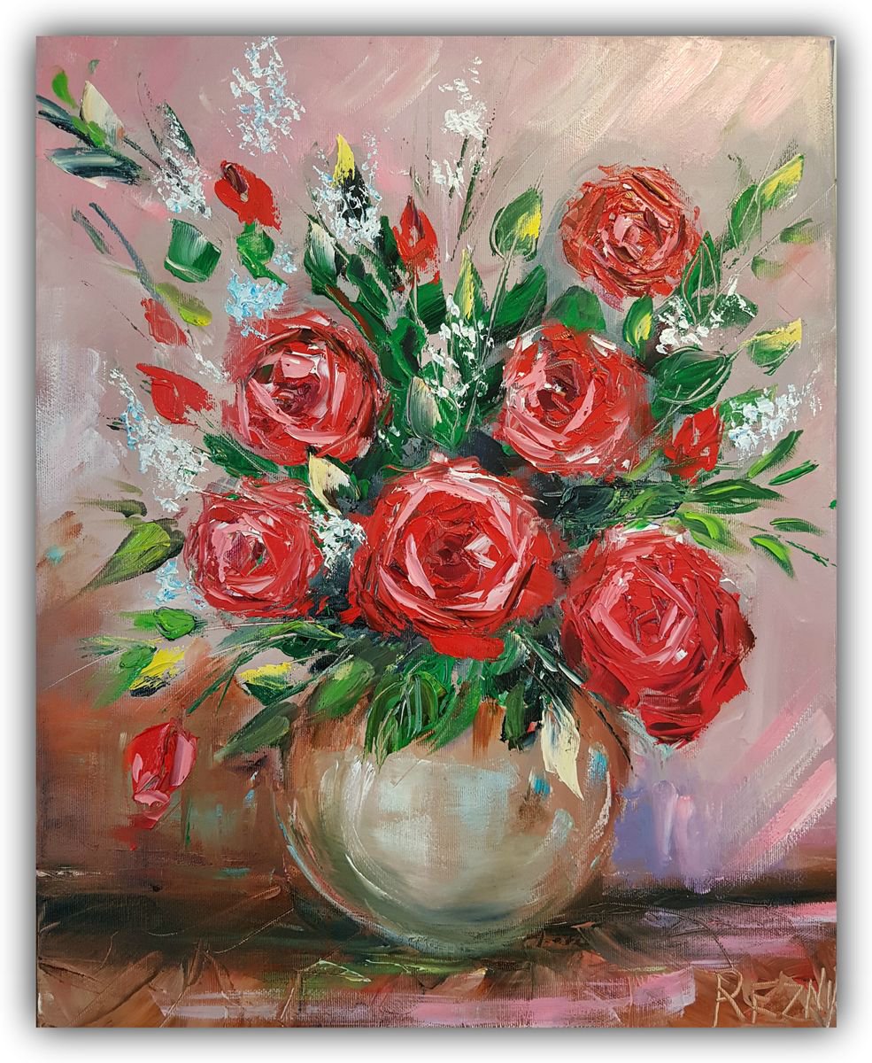 Roses 40*50 by Anna Reznik