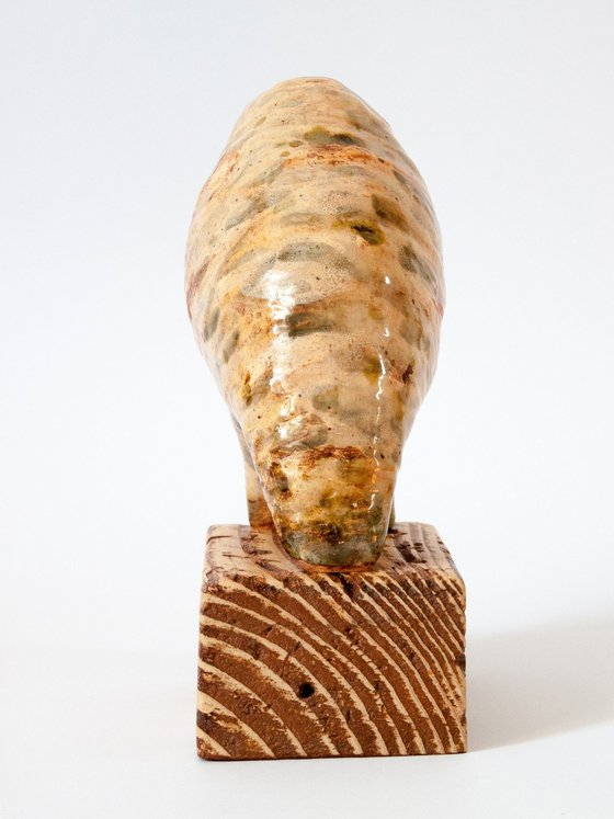 Ceramic sculpture "Partridge "