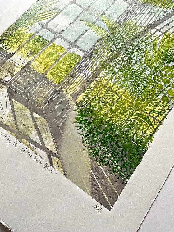 Looking Out of the Palm House
