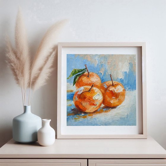 Three tangerines